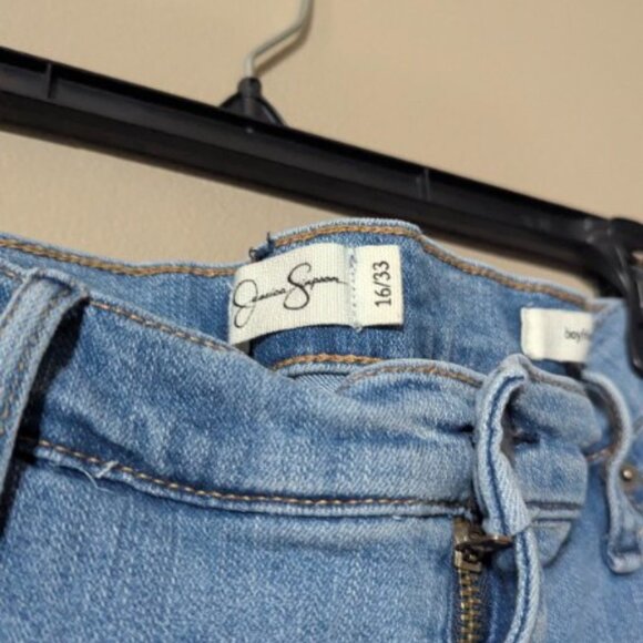 Jessica Simpson boyfriend jean size 16 - Picture 6 of 7